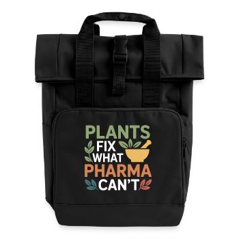 Spécialiste botanique clinique certifié en vêtements - Sac à dos Roll Top à deux anses - noir - Devant