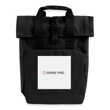 Game Pro Crosshair Logo - Rolltop Rucksack mit zwei Griffen - Schwarz - Vorne