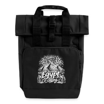 Egypt is calling Pharaoh Egypt Holidays - Roll Top Backpack with Two Handles - black - Front