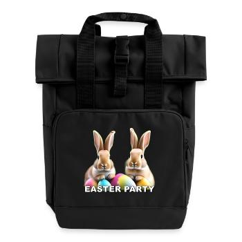Parti - Sac à dos Roll Top à deux anses - noir - Devant