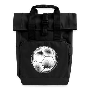 Handball Graphics - Roll Top Backpack with Two Handles - black - Front