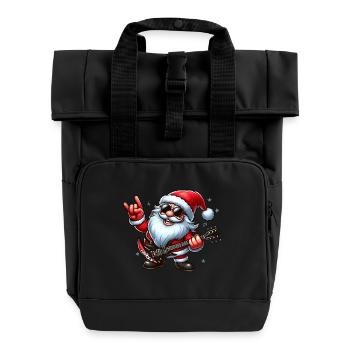 Santa Rock 2 - Roll Top Backpack with Two Handles - black - Front