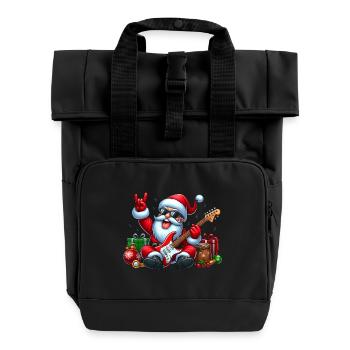 Santa Rock 4 - Roll Top Backpack with Two Handles - black - Front