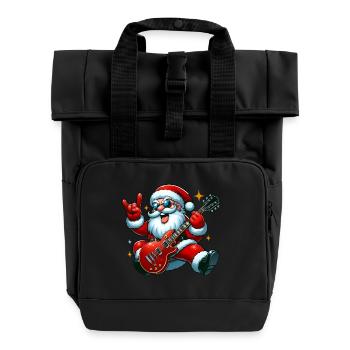 Santa Rock 7 - Roll Top Backpack with Two Handles - black - Front