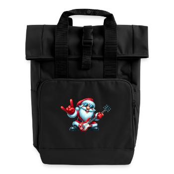 Santa Rock 5 - Roll Top Backpack with Two Handles - black - Front