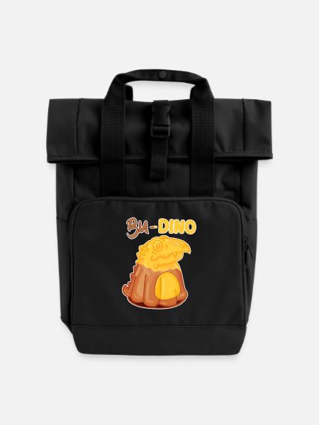 Pudding - Rolltop Rucksack mit zwei Griffen - Schwarz