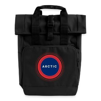 Arctic - Roll Top Backpack with Two Handles - black - Front