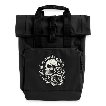 La vie après la mort - Sac à dos Roll Top à deux anses - noir - Devant