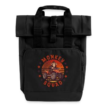 Troupe de Monkey Quad - Sac à dos Roll Top à deux anses - noir - Devant