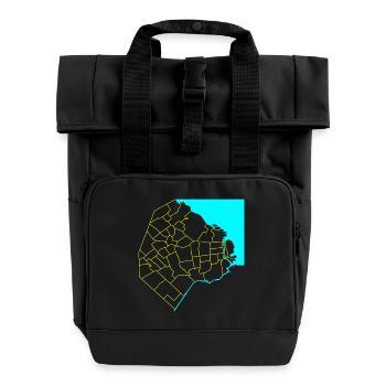 Buenos Aires - Roll Top Backpack with Two Handles - black - Front