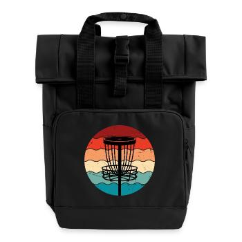 Disc Golf - Sac à dos Roll Top à deux anses - noir - Devant