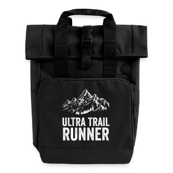 Ultra-Trailrunner - Rolltop Rucksack mit zwei Griffen - Schwarz - Vorne