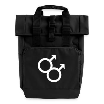 Gay - Sac à dos Roll Top à deux anses - noir - Devant