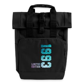 1993 Édition Limitée 33 ans anniversaire - Sac à dos Roll Top à deux anses - noir - Devant