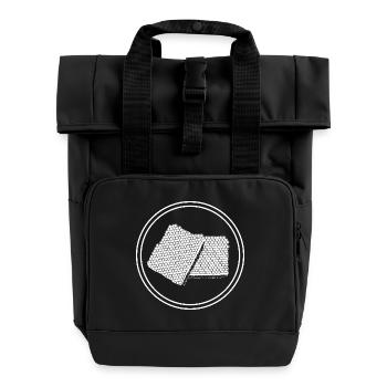 Beekeeper Honey Honeycomb - Roll Top Backpack with Two Handles - black - Front