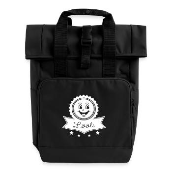 EMBLÈME Lööli - Sac à dos Roll Top à deux anses - noir - Devant