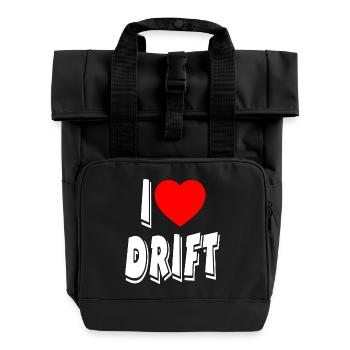 Voiture - Sac à dos Roll Top à deux anses - noir - Devant