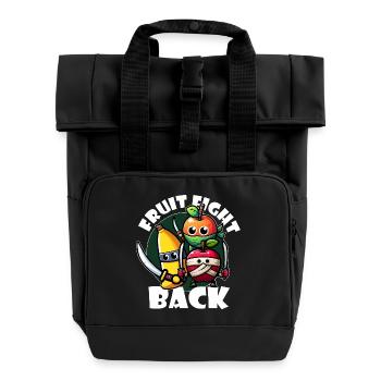 Fruit Fight Back - Sac à dos Roll Top à deux anses - noir - Devant