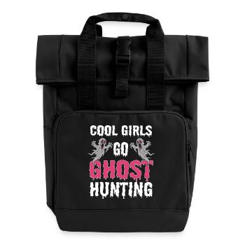 Fille Chasseur de fantômes - Sac à dos Roll Top à deux anses - noir - Devant
