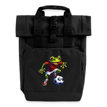 Football des grenouilles - Sac à dos Roll Top à deux anses - noir - Devant