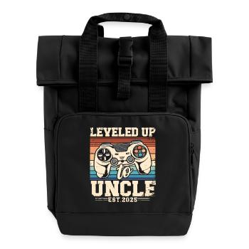 Ascended to Uncle 2025 - Roll Top Backpack with Two Handles - black - Front