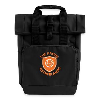 L’emblème de la Volée de La Haye - Sac à dos Roll Top à deux anses - noir - Devant