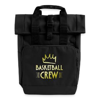 Équipe de basket-ball - Sac à dos Roll Top à deux anses - noir - Devant