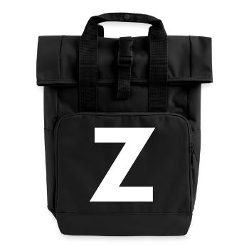 Z - Rolltop Rucksack mit zwei Griffen - Schwarz - Vorne