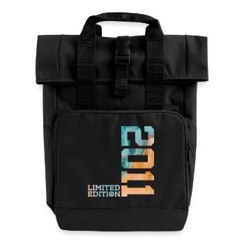 15TH BIRTHDAY LIMITED EDITION 2011 - Roll Top Backpack with Two Handles - black - Front
