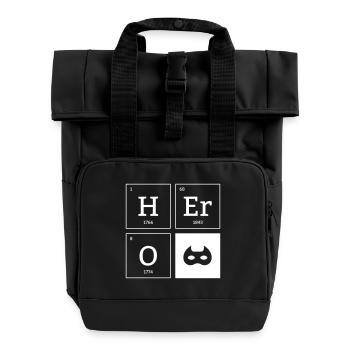 HERO Mask Superhero Elements Cadeau - Sac à dos Roll Top à deux anses - noir - Devant