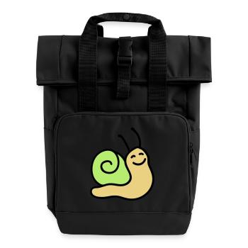 Merry screw 3 - Roll Top Backpack with Two Handles - black - Front
