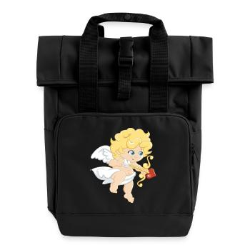 Cupidon - Sac à dos Roll Top à deux anses - noir - Devant