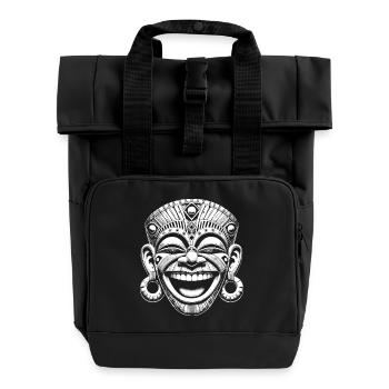 Masque - Sac à dos Roll Top à deux anses - noir - Devant