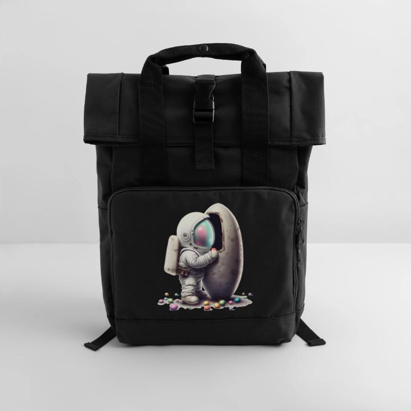 Easter Easter Bunny Easter Eve Easter Sunday Easter Egg Spring Roll Top Backpack with Two Handles