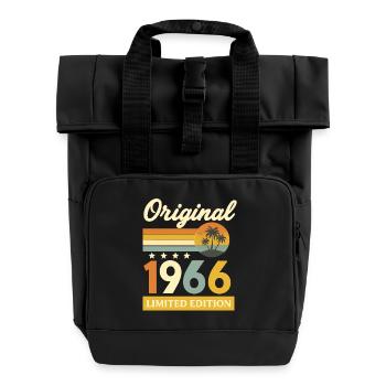 Drôle de cadeau 1966 chemise 60e anniversaire - Sac à dos Roll Top à deux anses - noir - Devant
