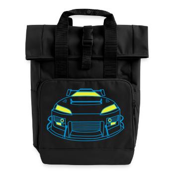Auto Tuner - Rolltop Rucksack mit zwei Griffen - Schwarz - Vorne