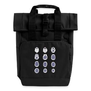 Bild von MRT Scanner Geschenk Manip Radio Radiologie - Rolltop Rucksack mit zwei Griffen - Schwarz - Vorne