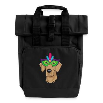 I love German Great Dane cadeau Carnival Faschin - Sac à dos Roll Top à deux anses - noir - Devant