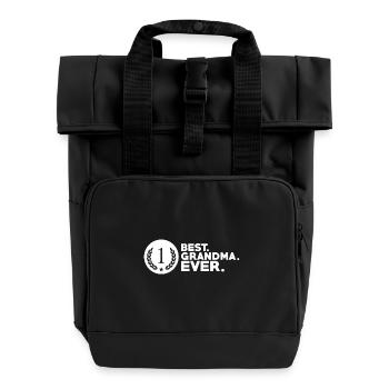 Best grandma ever - Roll Top Backpack with Two Handles - black - Front
