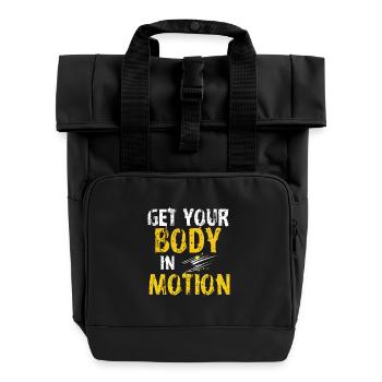 get your body - Sac à dos Roll Top à deux anses - noir - Devant