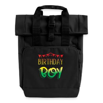 Joyeux anniversaire - Sac à dos Roll Top à deux anses - noir - Devant