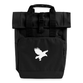 Adler Eagle - Rolltop Rucksack mit zwei Griffen - Schwarz - Vorne