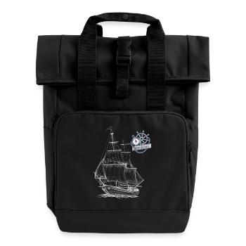 Darss Coast - Dein Statement für den Darß - Sac à dos Roll Top à deux anses - noir - Devant