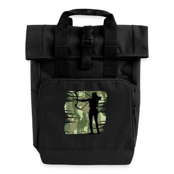 Archer - Sac à dos Roll Top à deux anses - noir - Devant