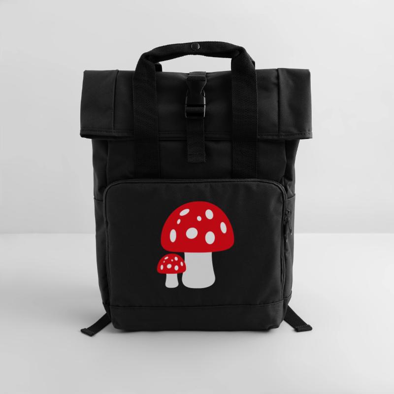 Toadstool Roll Top Backpack with Two Handles
