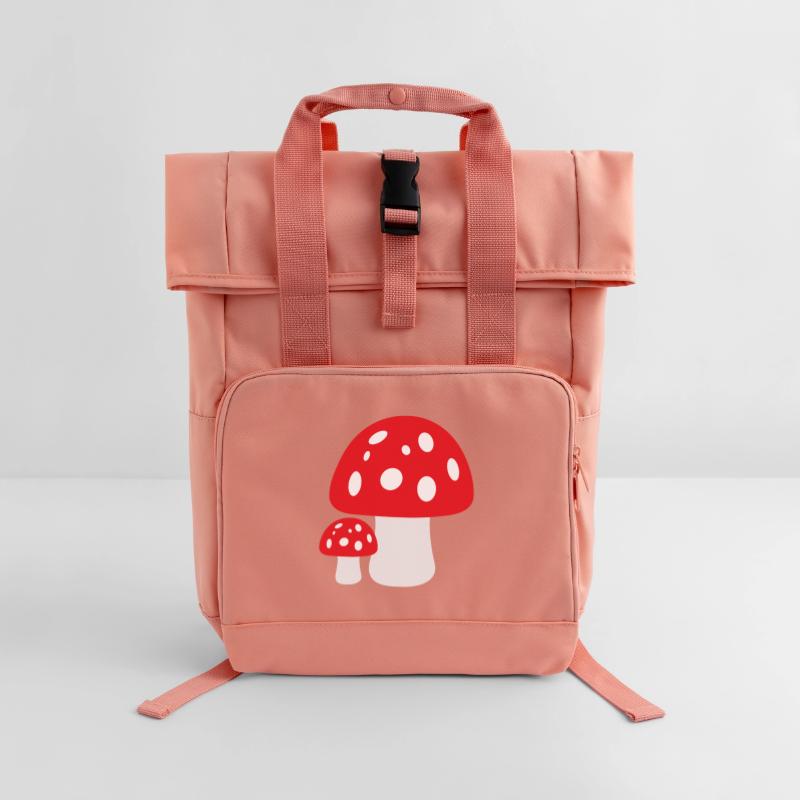 Toadstool Roll Top Backpack with Two Handles