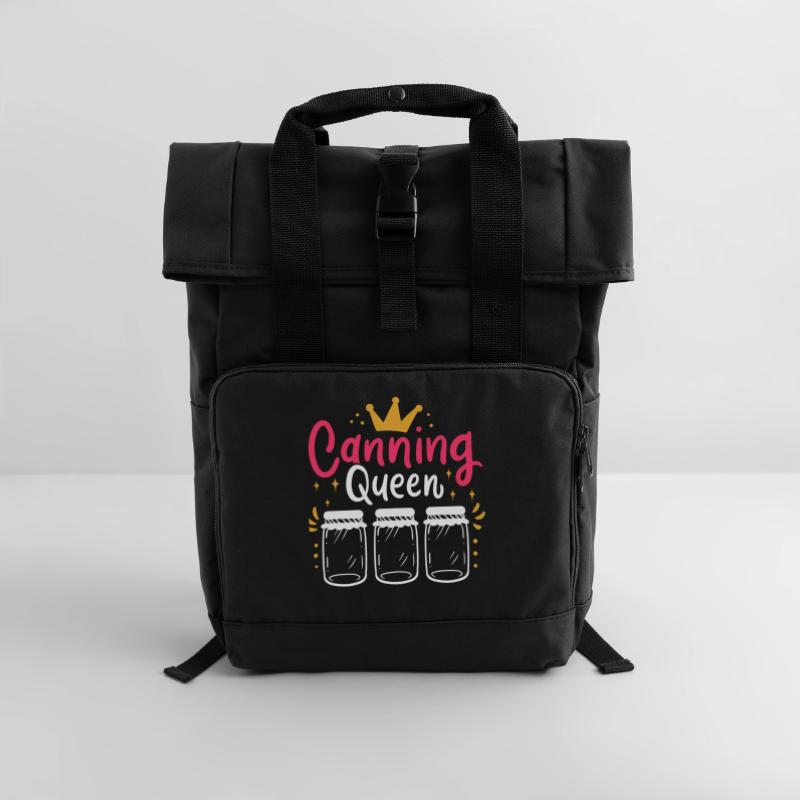 Einmachen Einkochen Rolltop Rucksack mit zwei Griffen