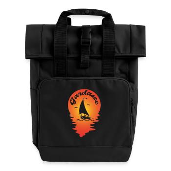 Lac de Garde - Sac à dos Roll Top à deux anses - noir - Devant