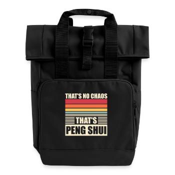 Étudiant désordre de ne pas nettoyer - Sac à dos Roll Top à deux anses - noir - Devant