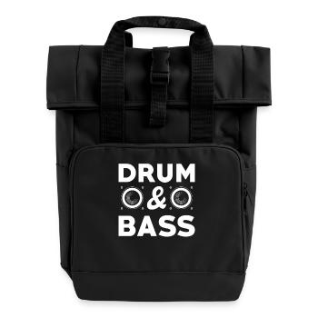Drum Bass - Sac à dos Roll Top à deux anses - noir - Devant